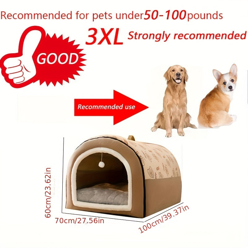 Lit , Niche Pour Petit , Moyen et Grand chien , chat .
