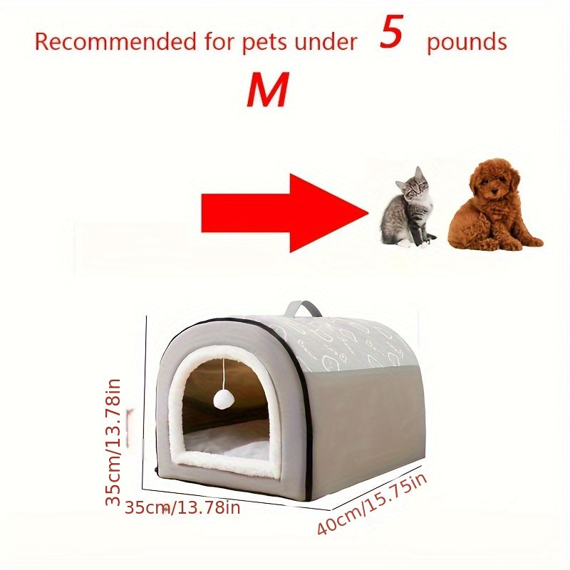 Lit , Niche Pour Petit , Moyen et Grand chien , chat .
